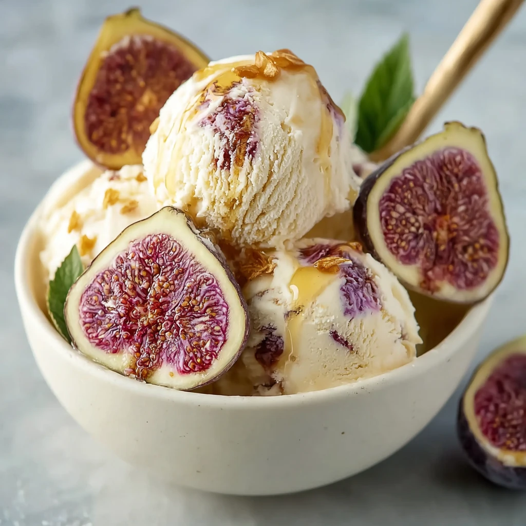 Honey‑Drizzled Fig and Ricotta Ice Cream Bliss Await