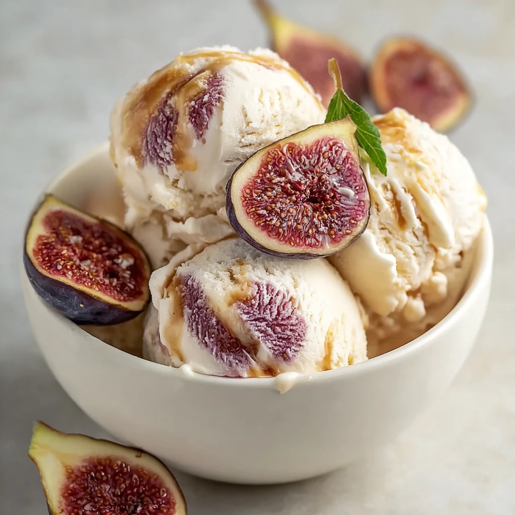 Honey‑Drizzled Fig and Ricotta Ice Cream Bliss Await