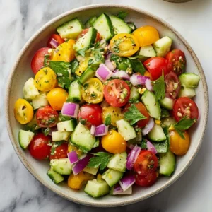 Mediterranean-Style Chopped Salad That Brightens Your Day