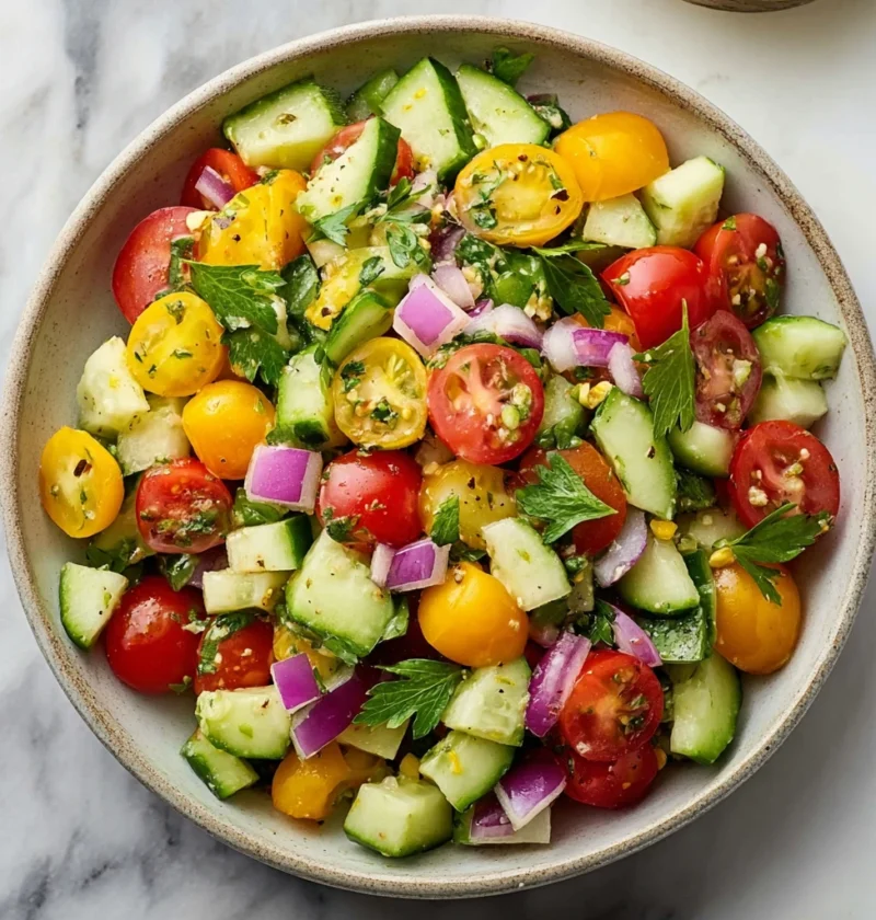 Mediterraneanstyle Chopped Salad That Brightens Your Day