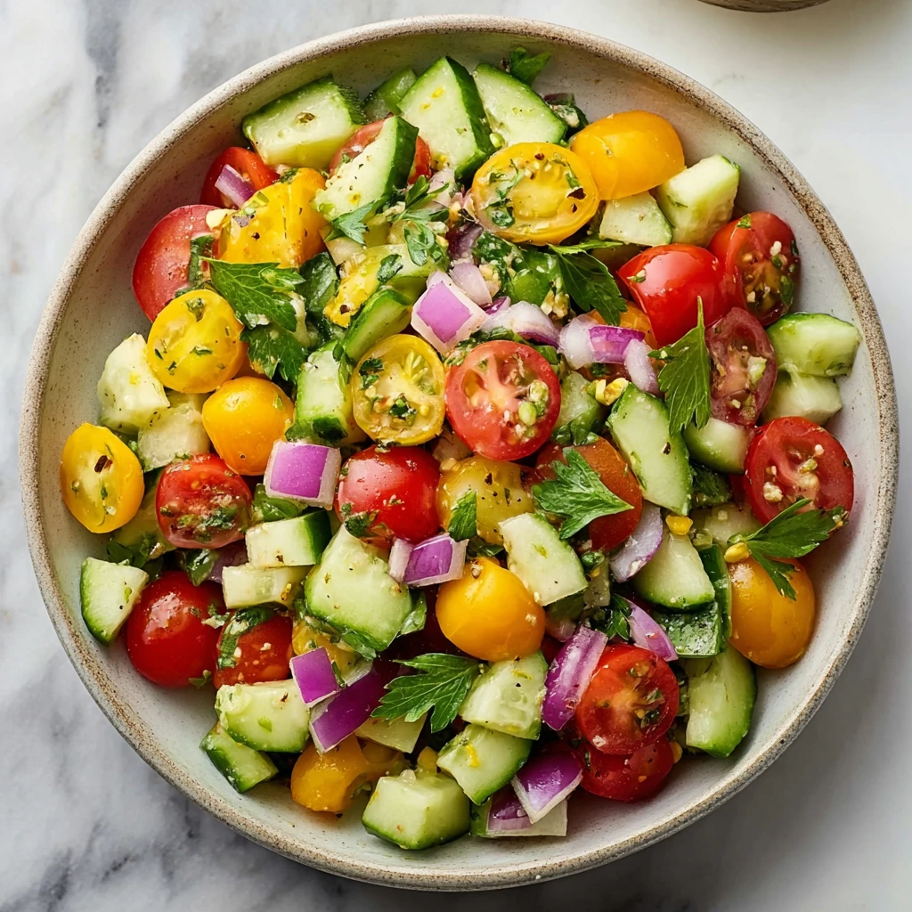 Mediterranean-Style Chopped Salad That Brightens Your Day