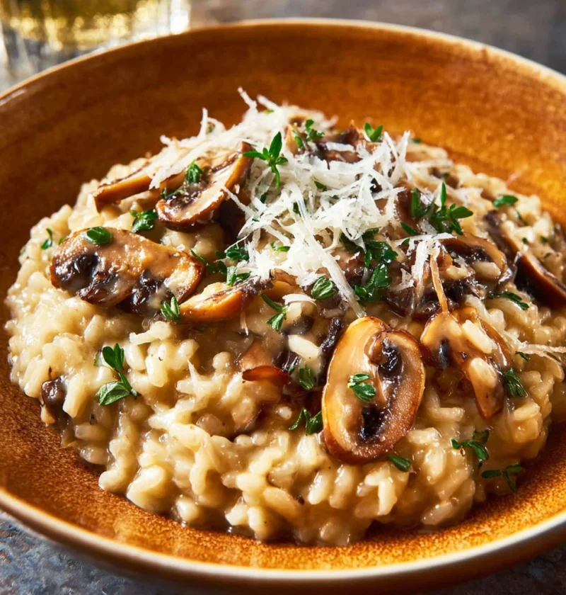 Mushroom Risotto Recipe Creamy Italian Comfort