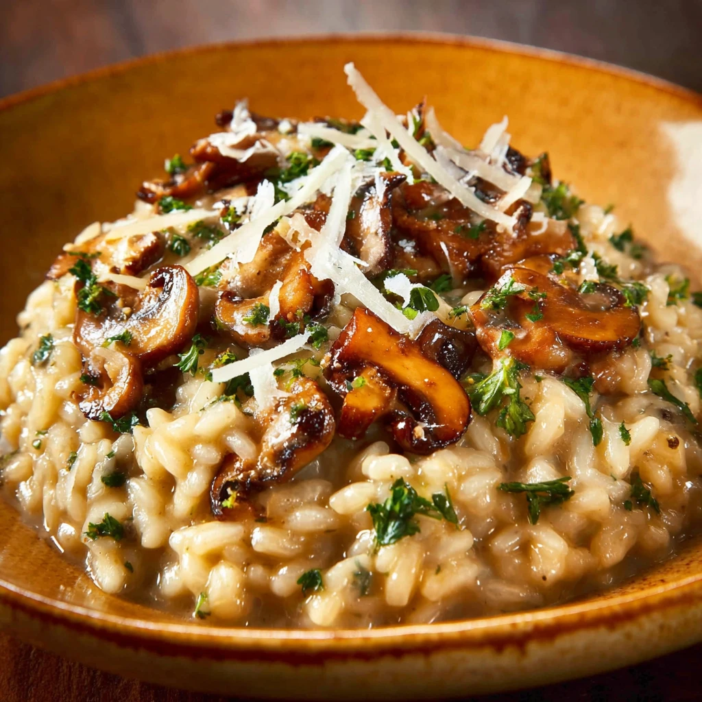 Mushroom Risotto Recipe Creamy Italian Comfort