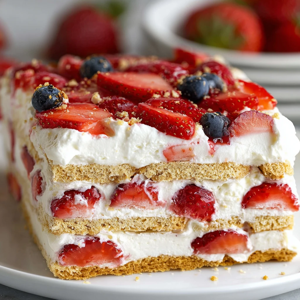 Nobake Berry Icebox Cake