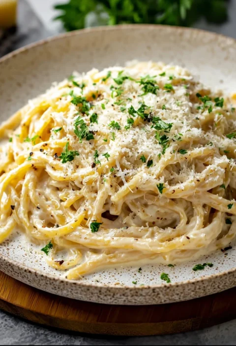 One Pot Creamy Garlic Pasta