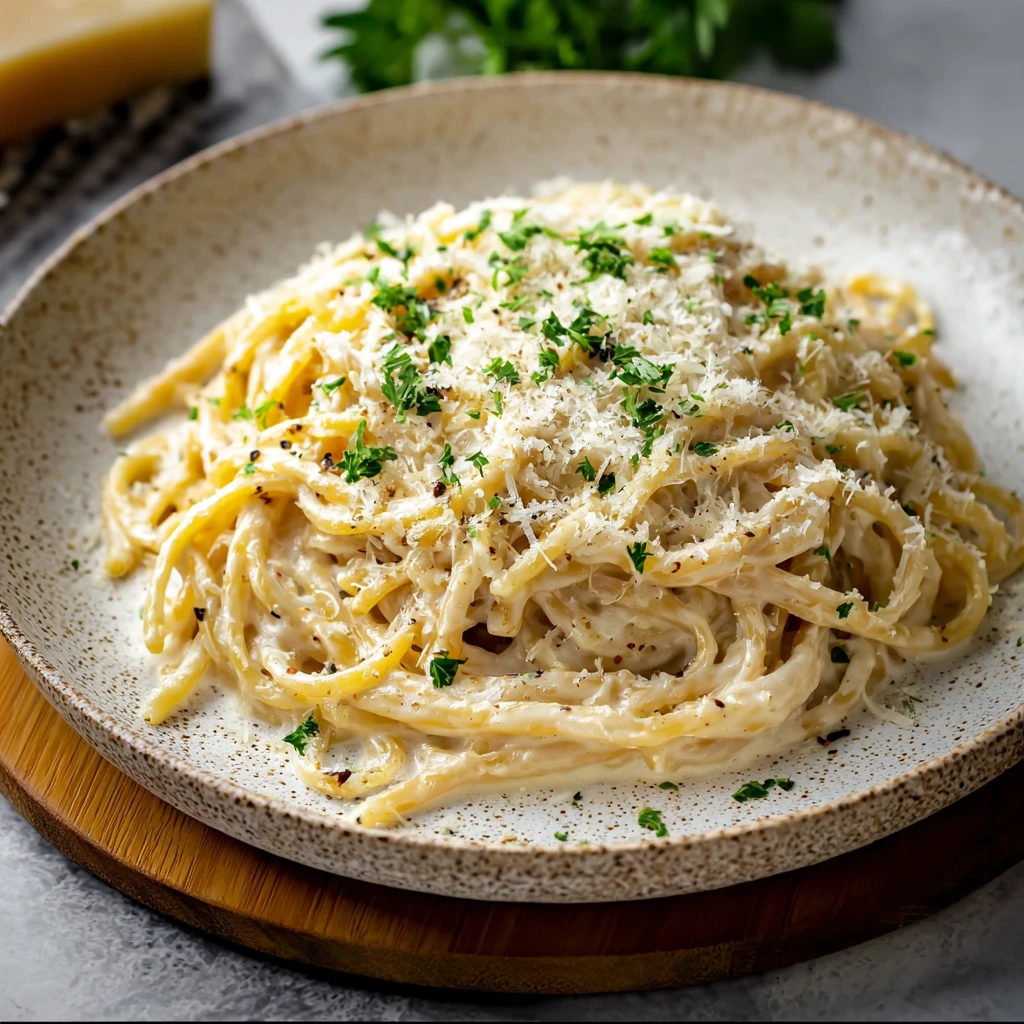 One Pot Creamy Garlic Pasta