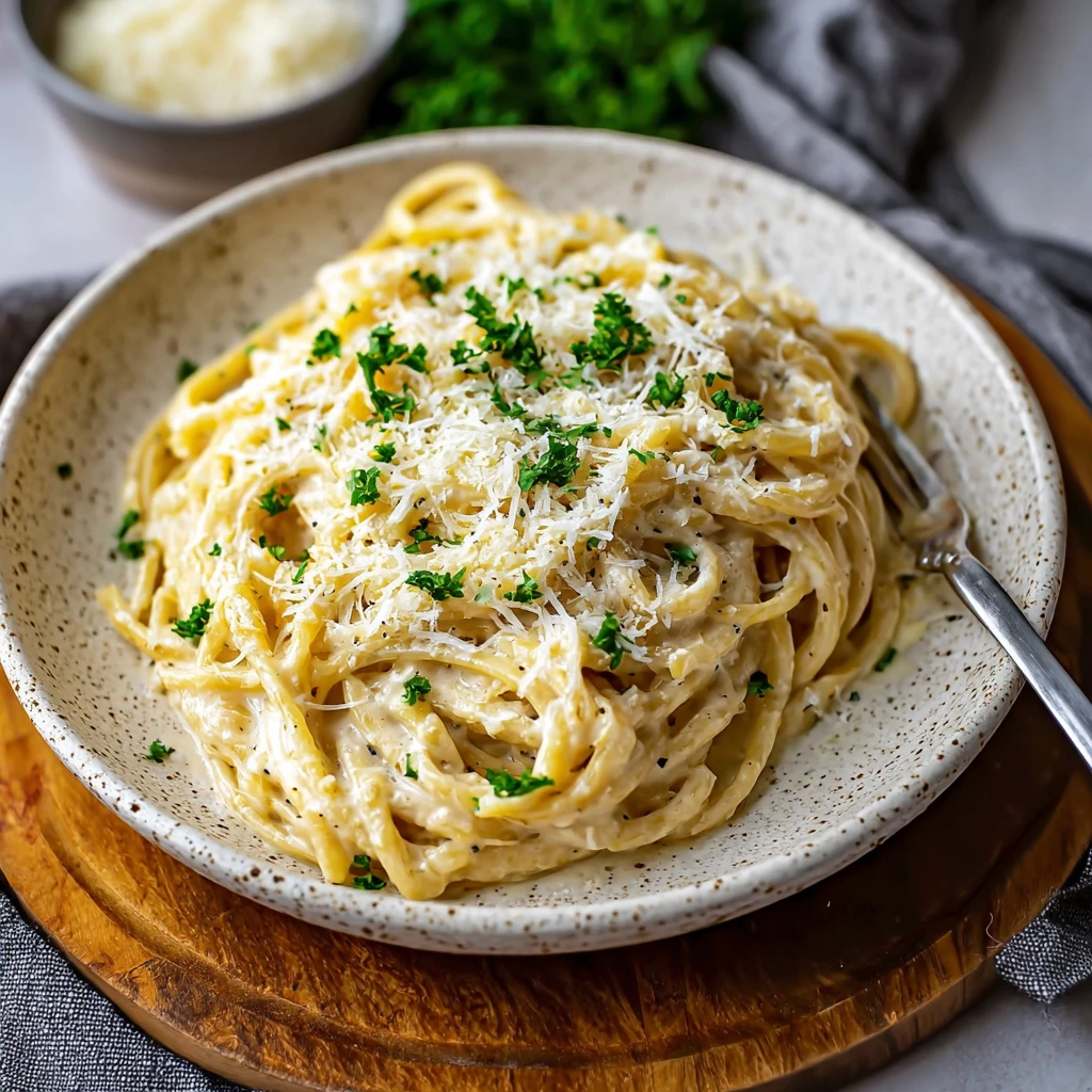 One Pot Creamy Garlic Pasta