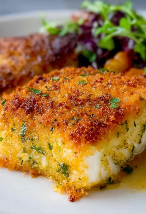Potato Crusted Halibut Recipe Crispy Seafood Meal