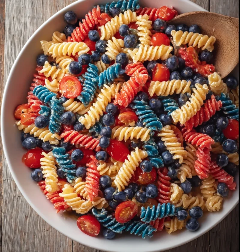 Red White Blue Pasta Salad
