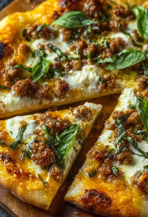 Savor Sausage Ricotta Honey Hot Pizza Flavor Explosion