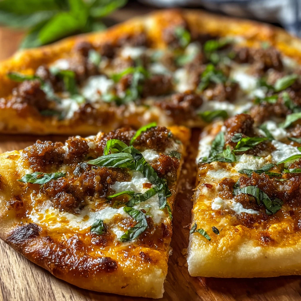 Savor Sausage Ricotta Honey Hot Pizza Flavor Explosion