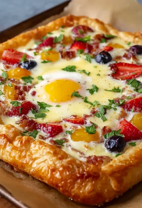 Savory Crescent Breakfast Tart Delicious
