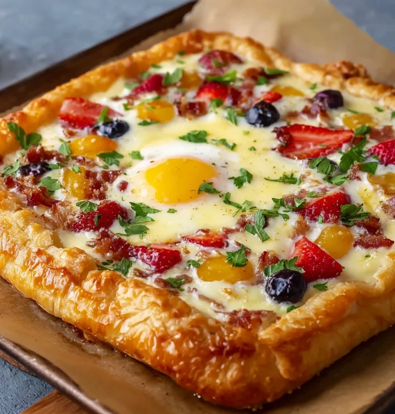 Savory Crescent Breakfast Tart Delicious