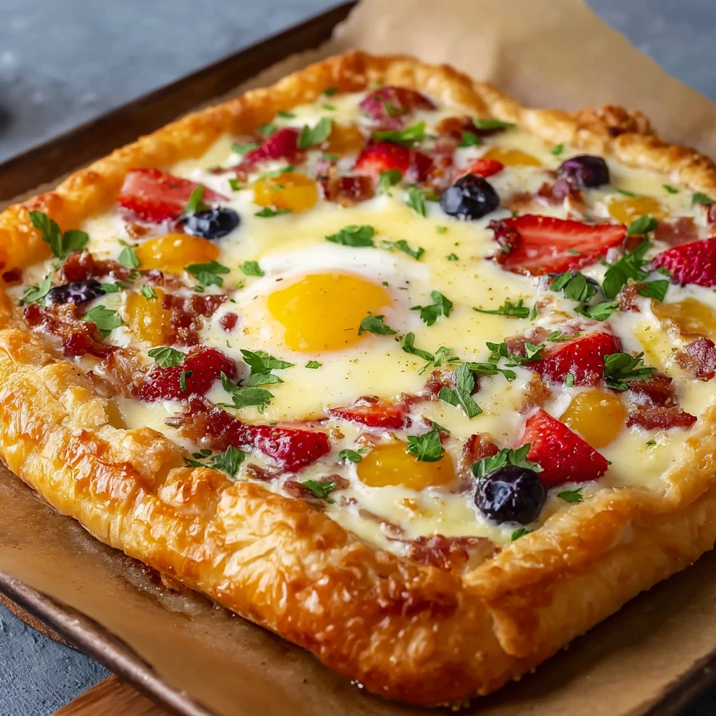Savory Crescent Breakfast Tart: Quick, Easy, and Delicious!