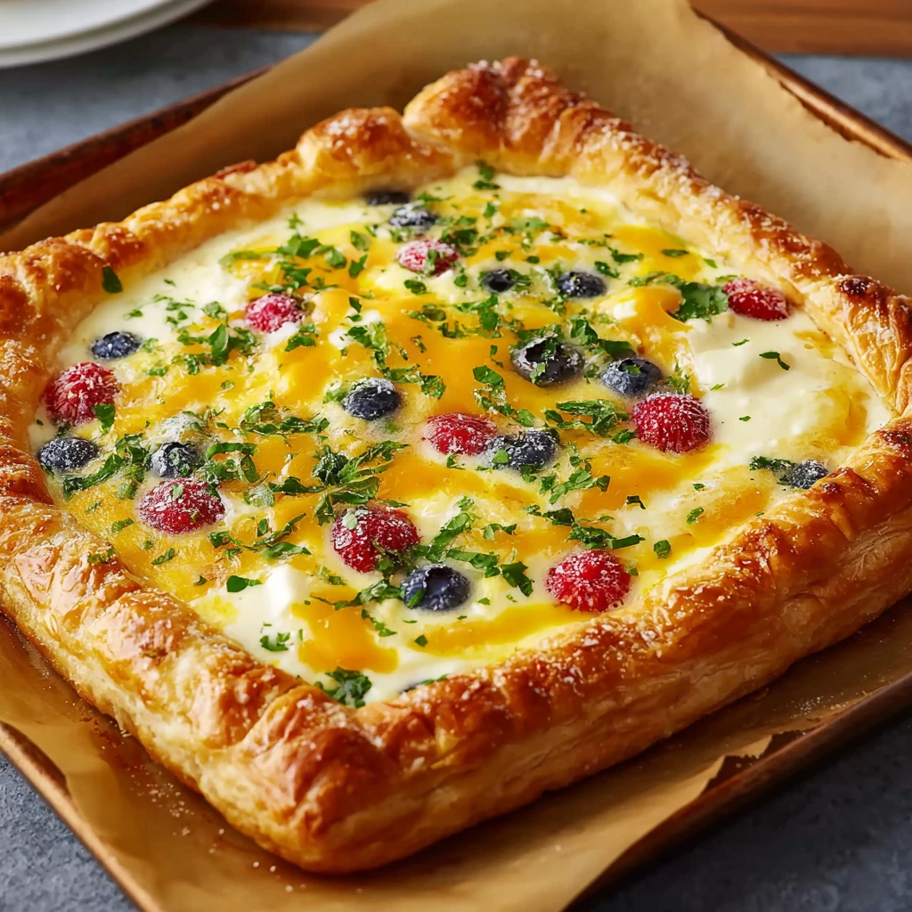 Savory Crescent Breakfast Tart Delicious