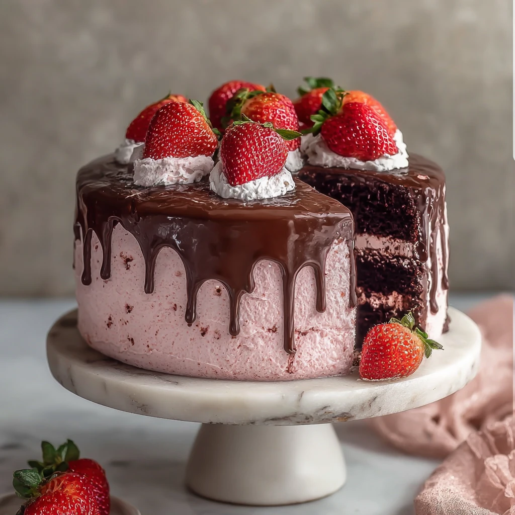Strawberry Chocolate Cake