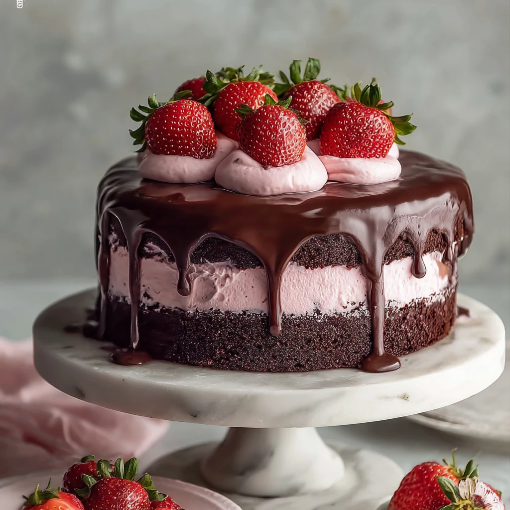 Strawberry Chocolate Cake