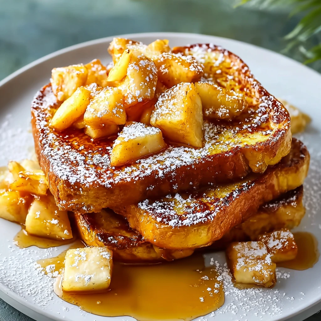 Tropical Hawaiian Roll French Toast Thats Simply Irresistible