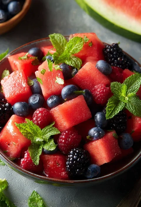 Watermelon Fruit Salad