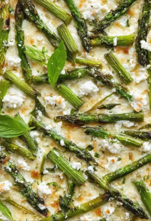 Asparagus Pizza