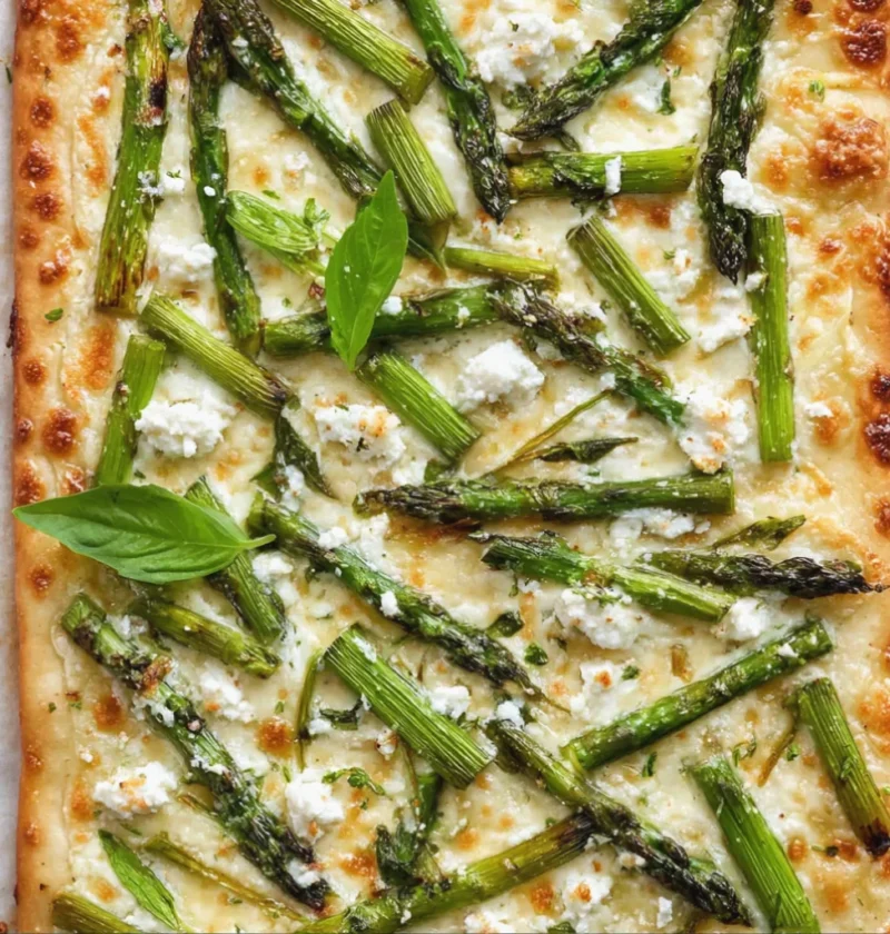Asparagus Pizza