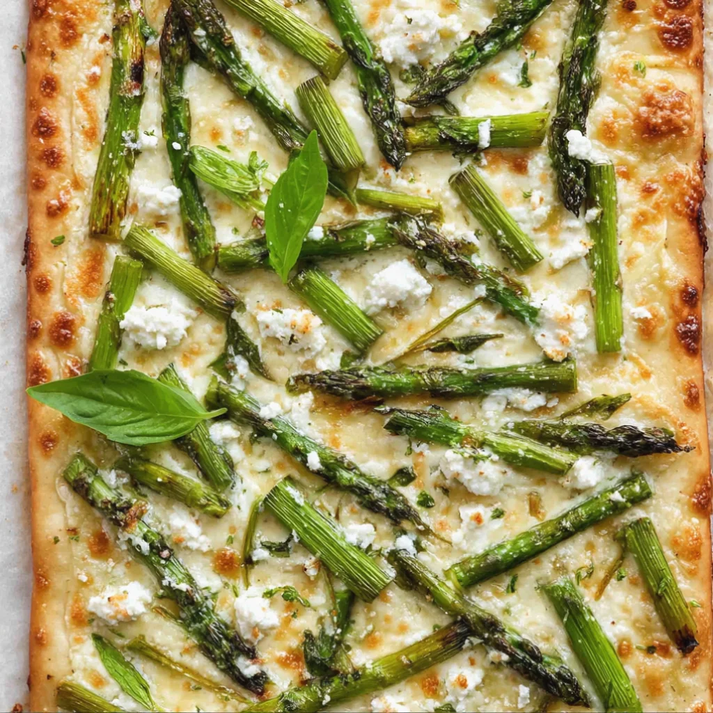 Asparagus Pizza