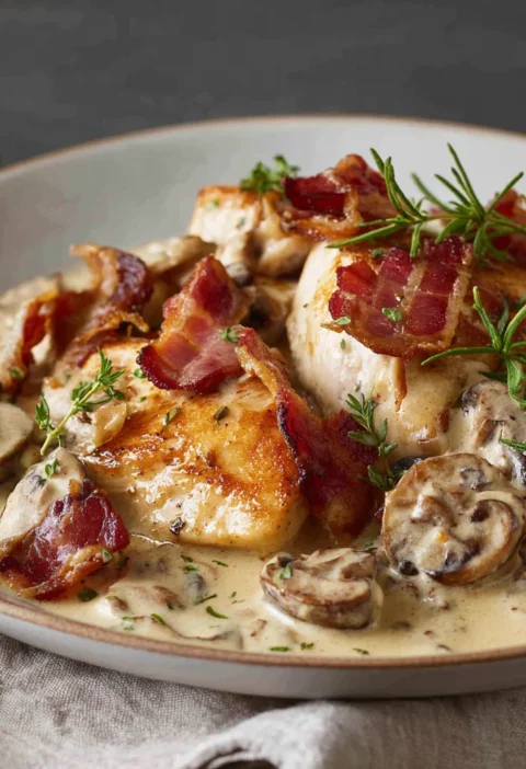 Chicken in Creamy Cider Sauce