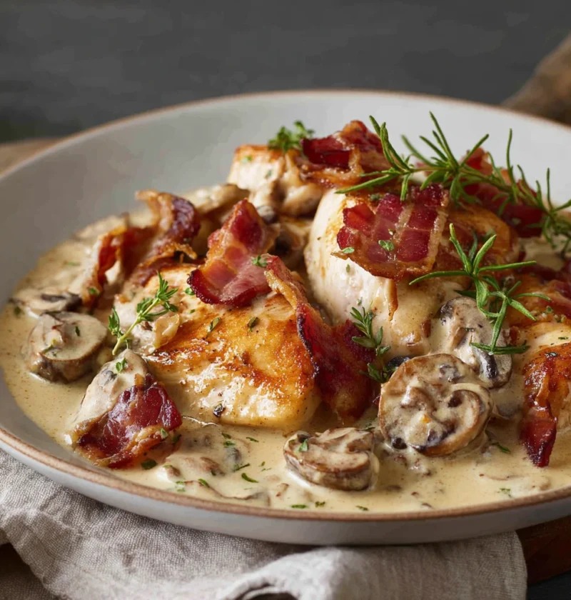 Chicken in Creamy Cider Sauce