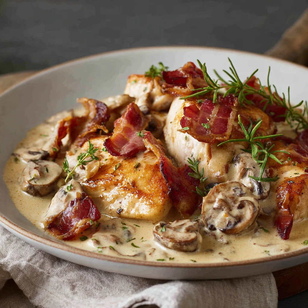 Chicken in Creamy Cider Sauce