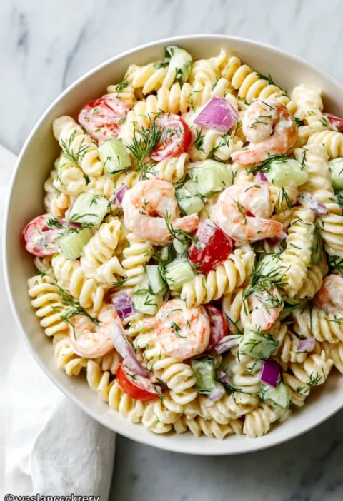 Cold Shrimp Pasta Salad Recipe