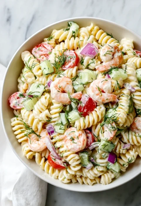 Cold Shrimp Pasta Salad Recipe