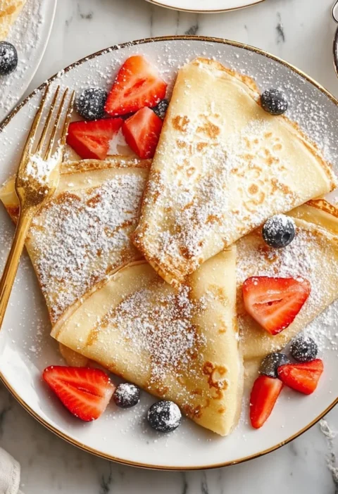 Cottage Cheese Crepes
