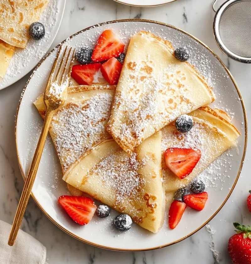 Cottage Cheese Crepes