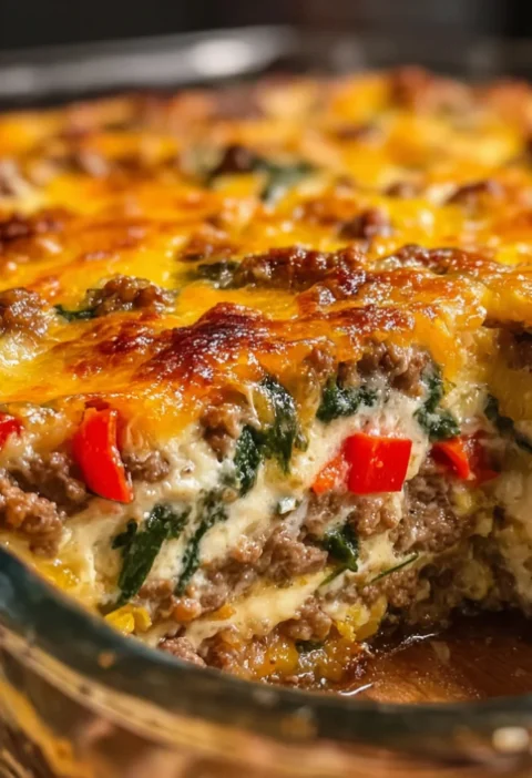overnight Italian breakfast casserole