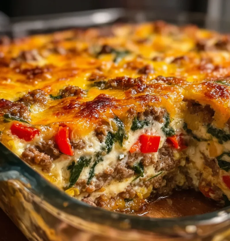 overnight Italian breakfast casserole