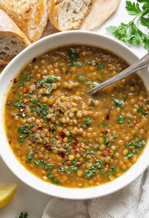 Green Lentil Soup