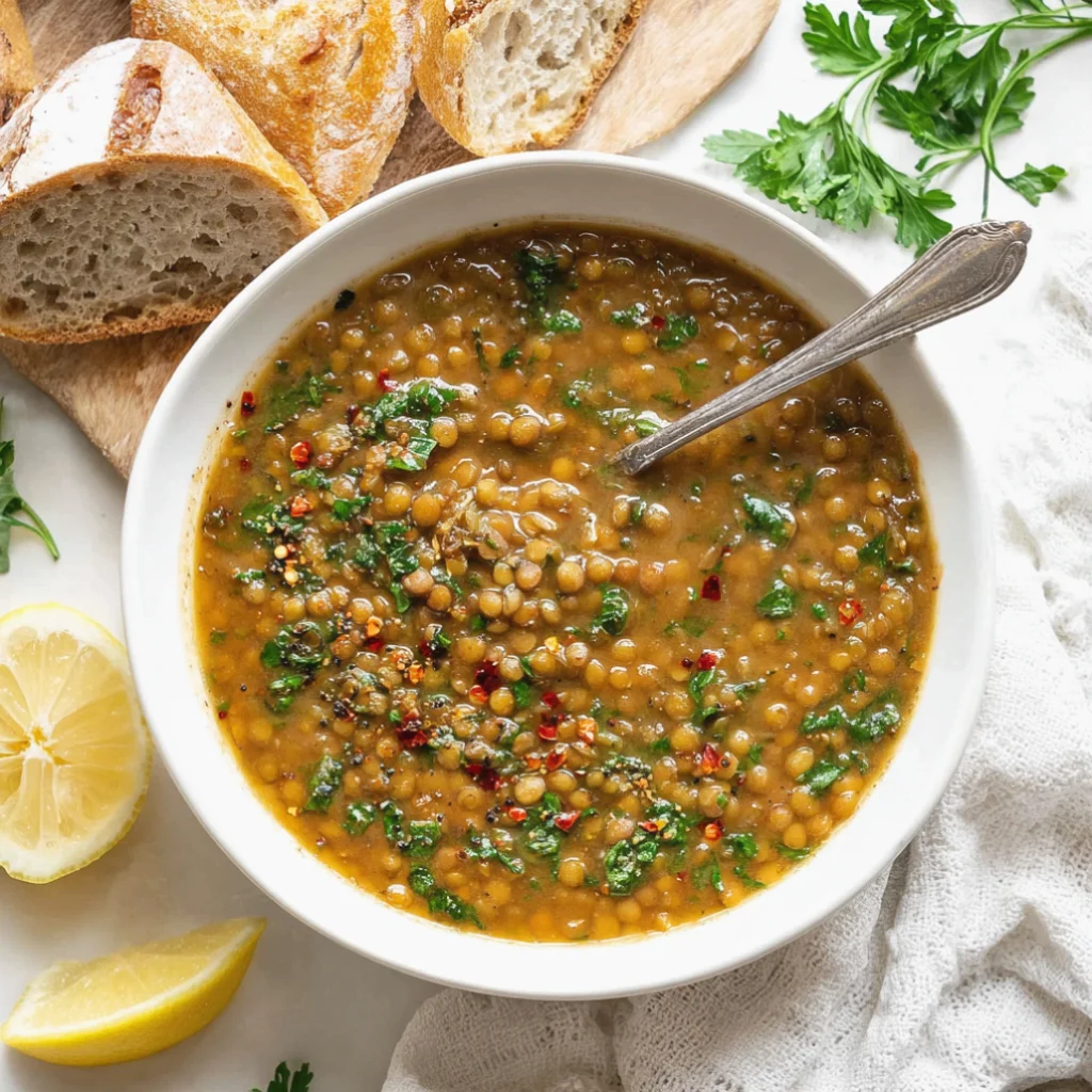 Green Lentil Soup