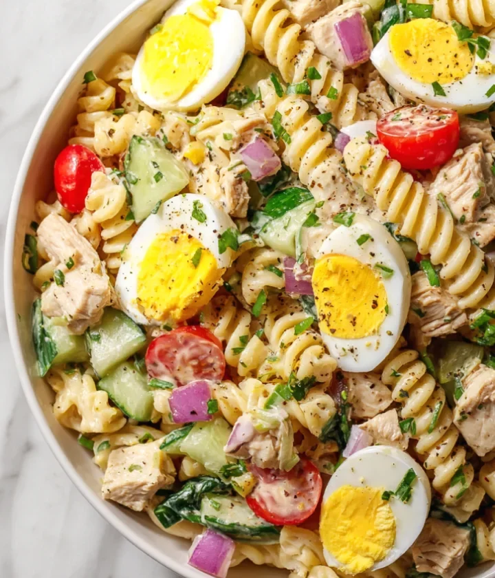 High Protein Pasta Salad Recipe