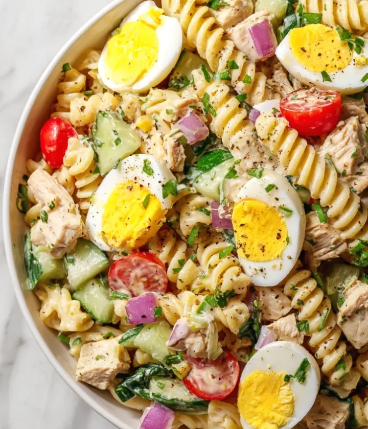 High Protein Pasta Salad Recipe