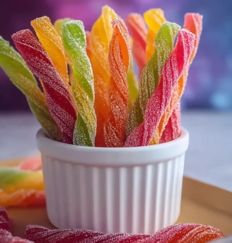 Homemade Kool-Aid Licorice Ropes