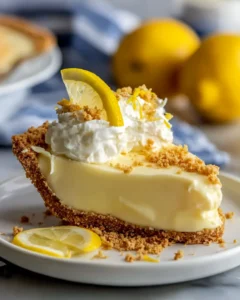 No-Bake Cream Cheese Lemonade Pie
