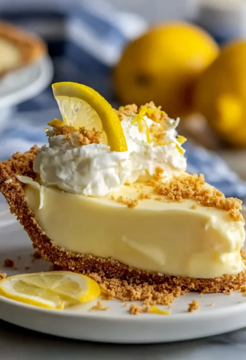 No-Bake Cream Cheese Lemonade Pie