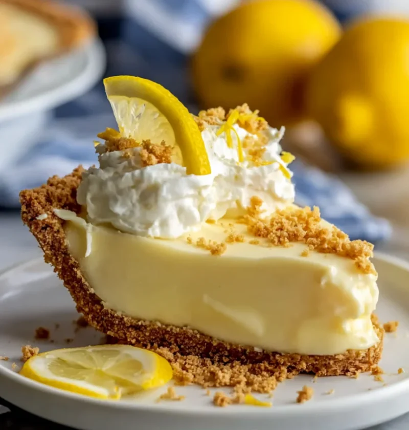 No-Bake Cream Cheese Lemonade Pie