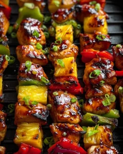Pineapple Chicken Kabobs