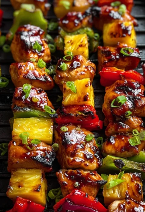 Pineapple Chicken Kabobs
