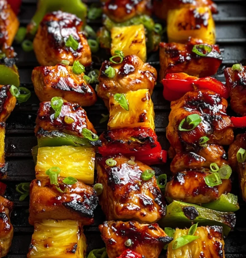Pineapple Chicken Kabobs