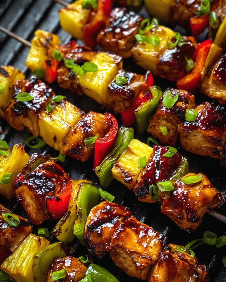 Pineapple Chicken Kabobs - pineapple-chicken-kabobs-3