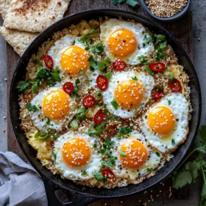 Spicy Fried Eggs