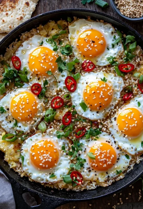 Spicy Fried Eggs