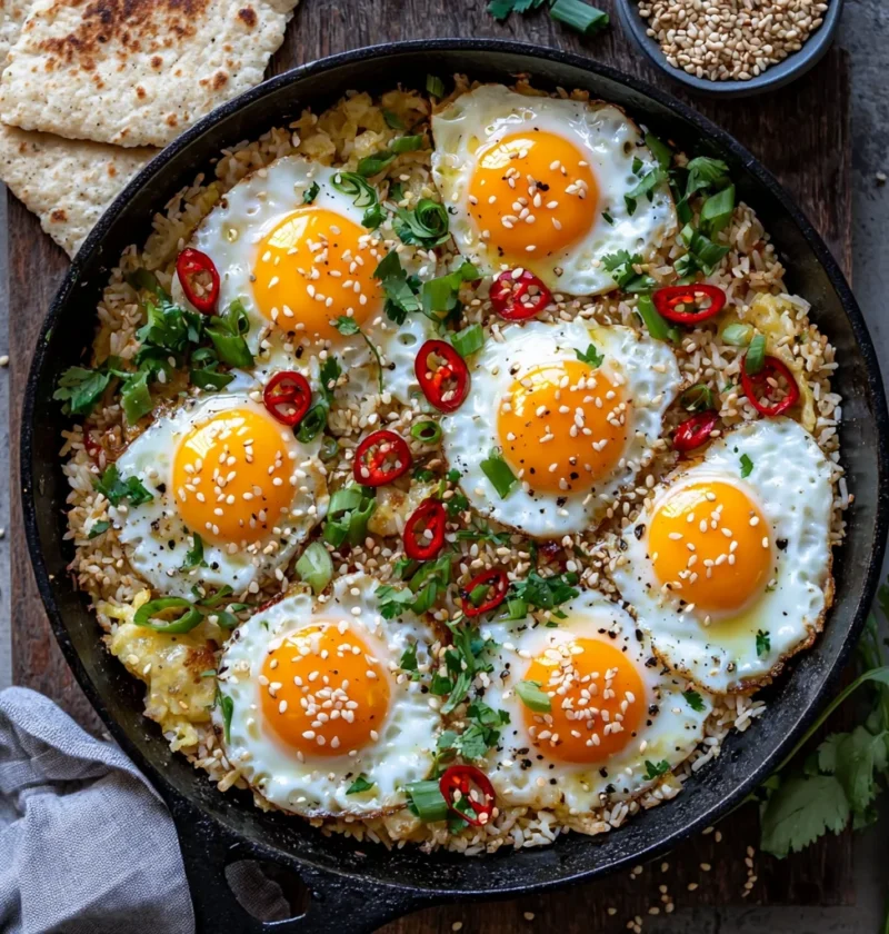 Spicy Fried Eggs
